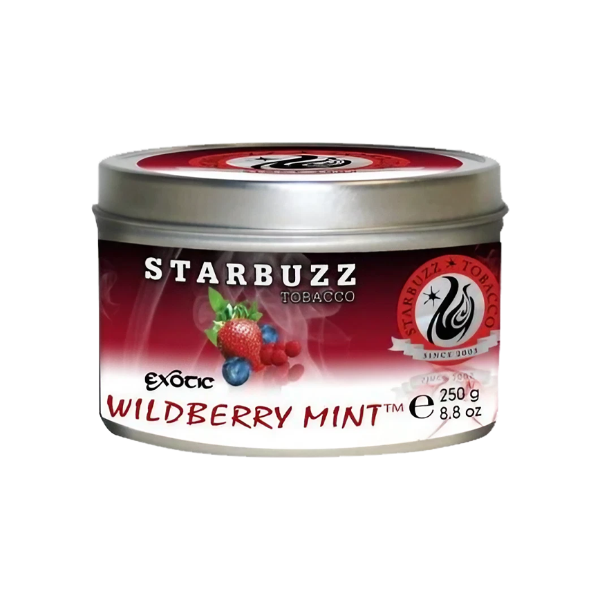 Starbuzz Hookah Tobacco Exotic Wildberry Mint Flavor