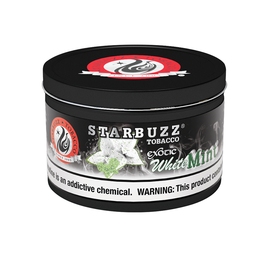Starbuzz Hookah Tobacco Exotic White Mint Flavor