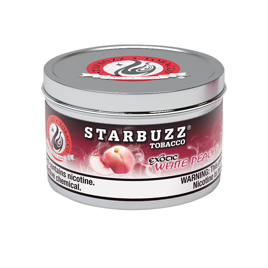 Starbuzz Hookah Tobacco Exotic White Peach Flavor