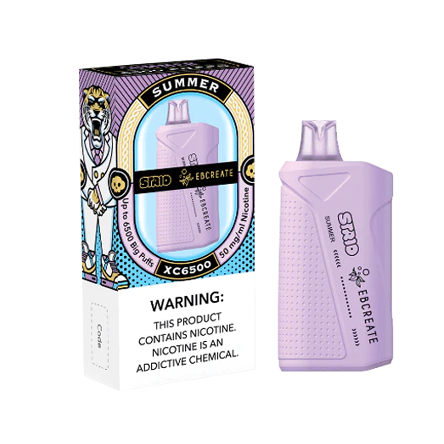 Strio Ebcreate Disposable Summer Xc6500Puff 5% 5Ct
