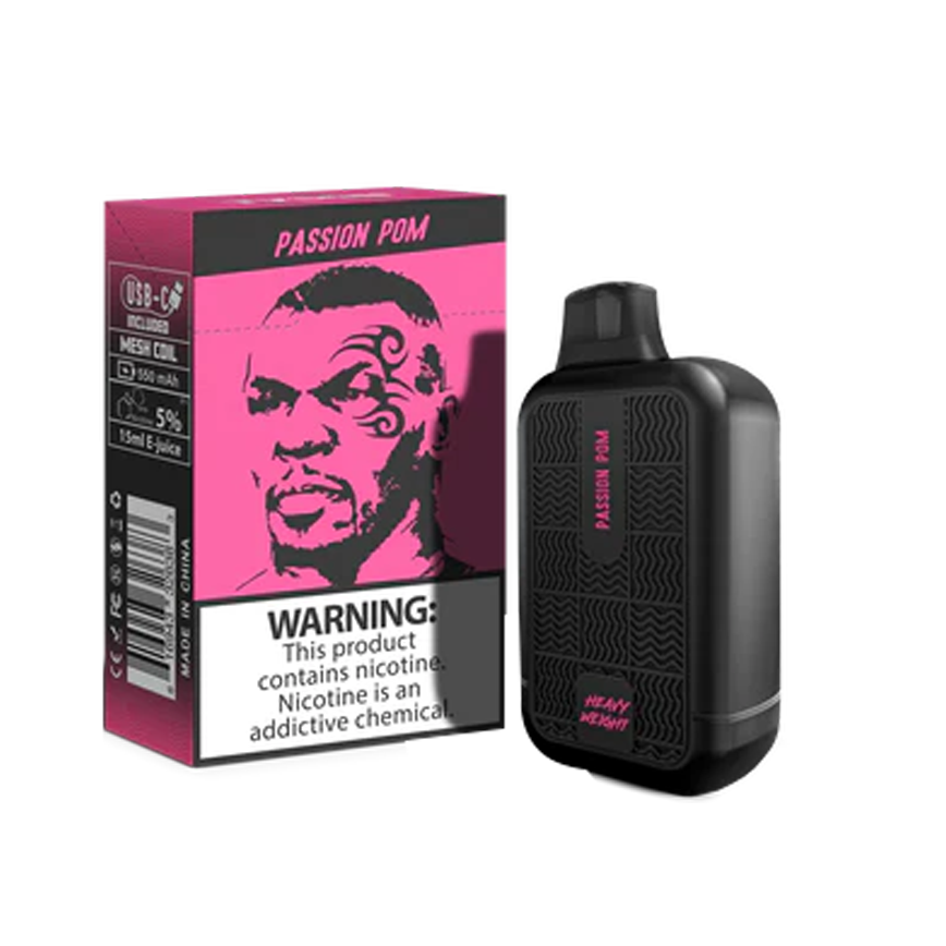 Tyson Disposable Passion Pom 7000Puff 5% 10Ct