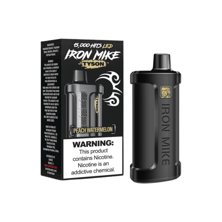 Tyson Iron Mike Peach Watermelon 15000Puff 5Ct