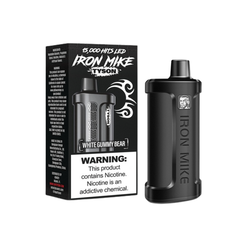 Tyson Iron Mike White Gummy Bear 15000Puff 5Ct