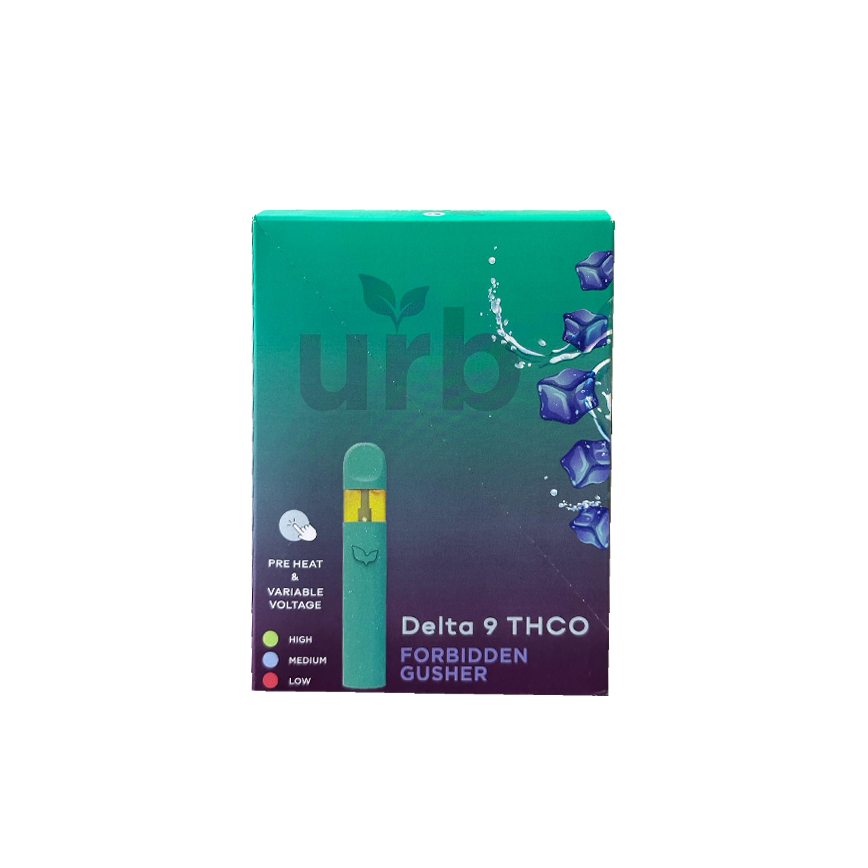 جهاز Urb 3G Vape D9 THCO Live الراتنج 6Ct