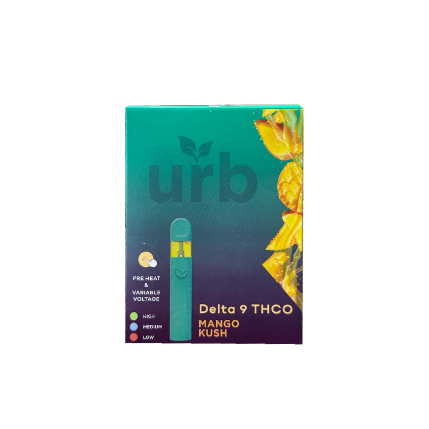 جهاز Urb 3G Vape D9 THCO Live الراتنج 6Ct