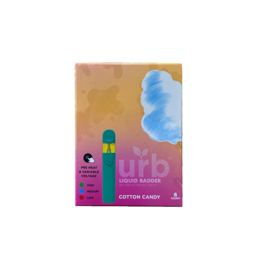 Urb Liquid Badder D8 THC-A THC-B THC-P 6Ct