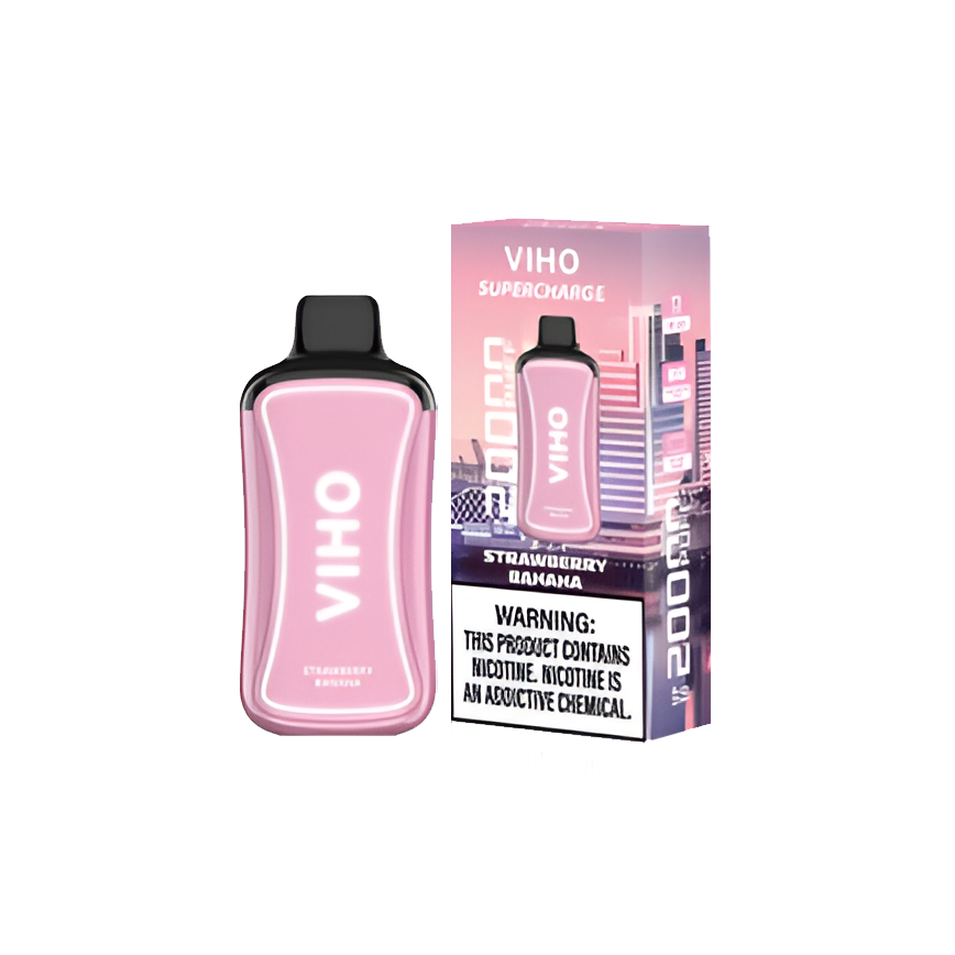 Viho 20000Puff Strawberry Banana 5% 5Ct