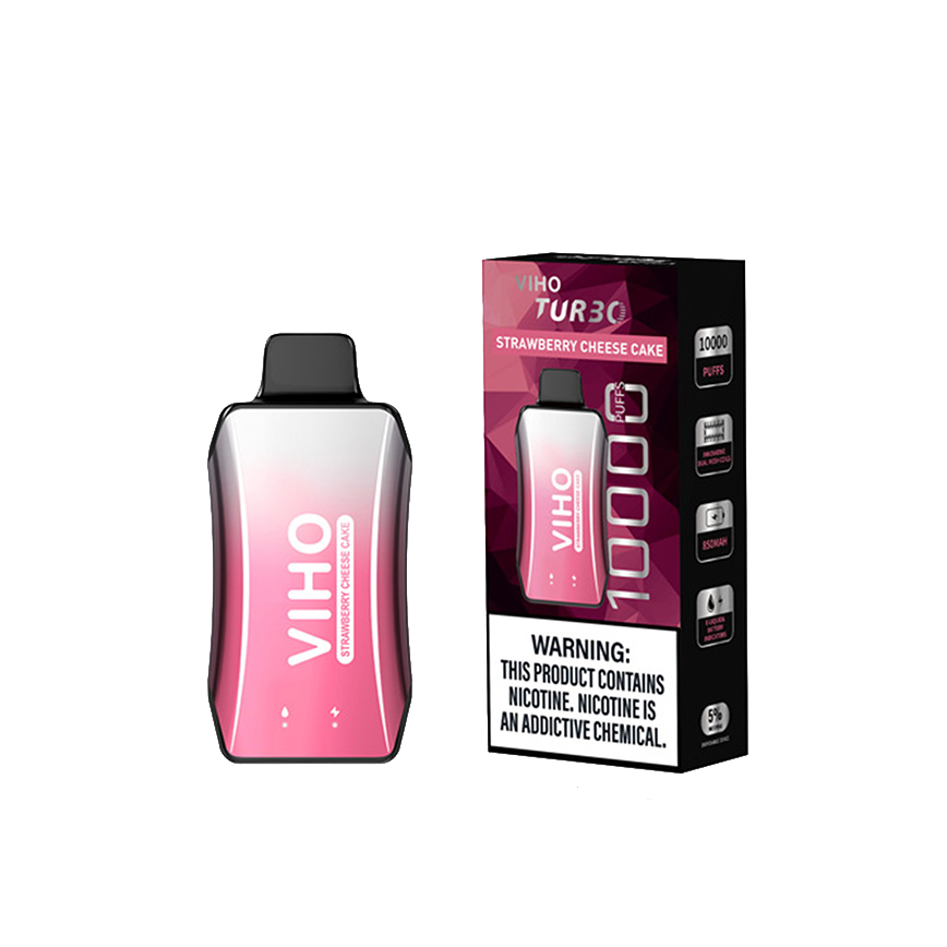 Viho Tur30 Disposable Strawberry Cheese Cake 10000Puff 5% 5Ct