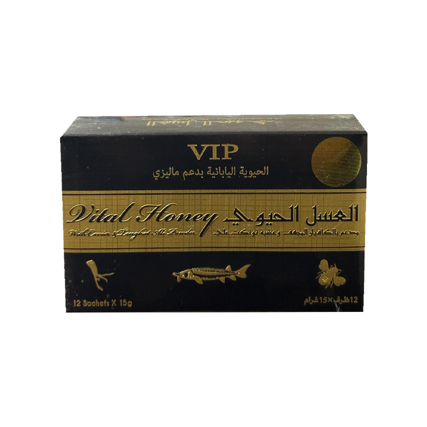العسل الحيوي Vip 12 sachetsx15g