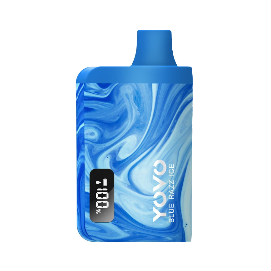 Yovo Disposable Blue Razz Ice 8000Puff 5% 5Ct