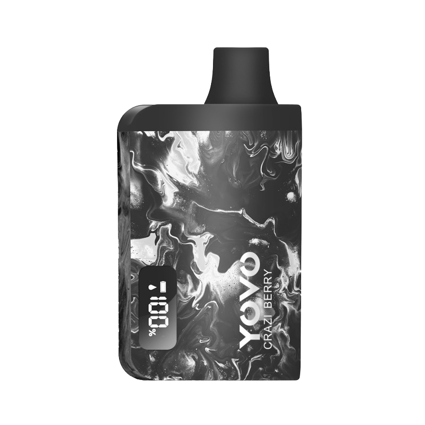 Yovo Disposable Crazi Berry 8000Puff 5% 5Ct