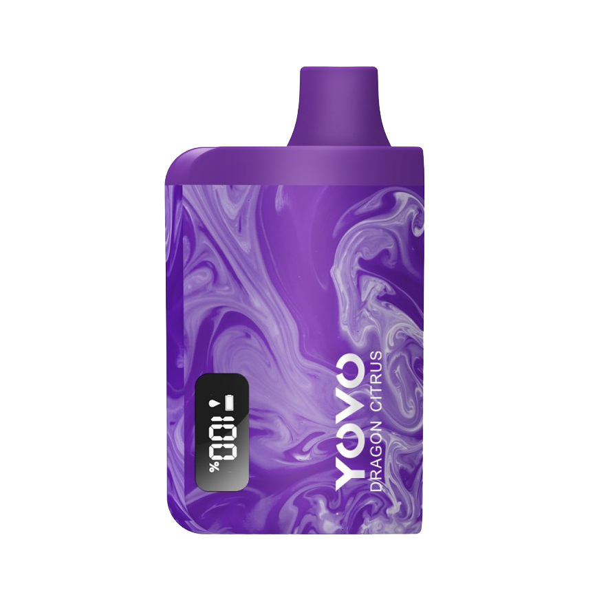 Yovo Disposable Dragon Citrus 8000Puff 5% 5Ct
