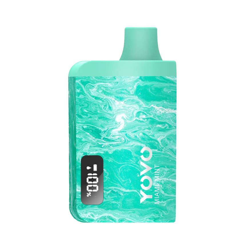 Yovo Disposable Miami Mint 8000Puff 5% 5Ct