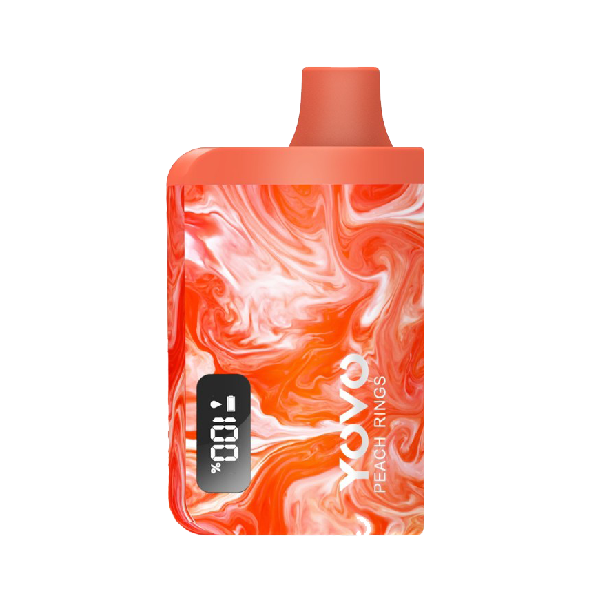 Yovo Disposable Peach Rings 8000Puff 5% 5Ct