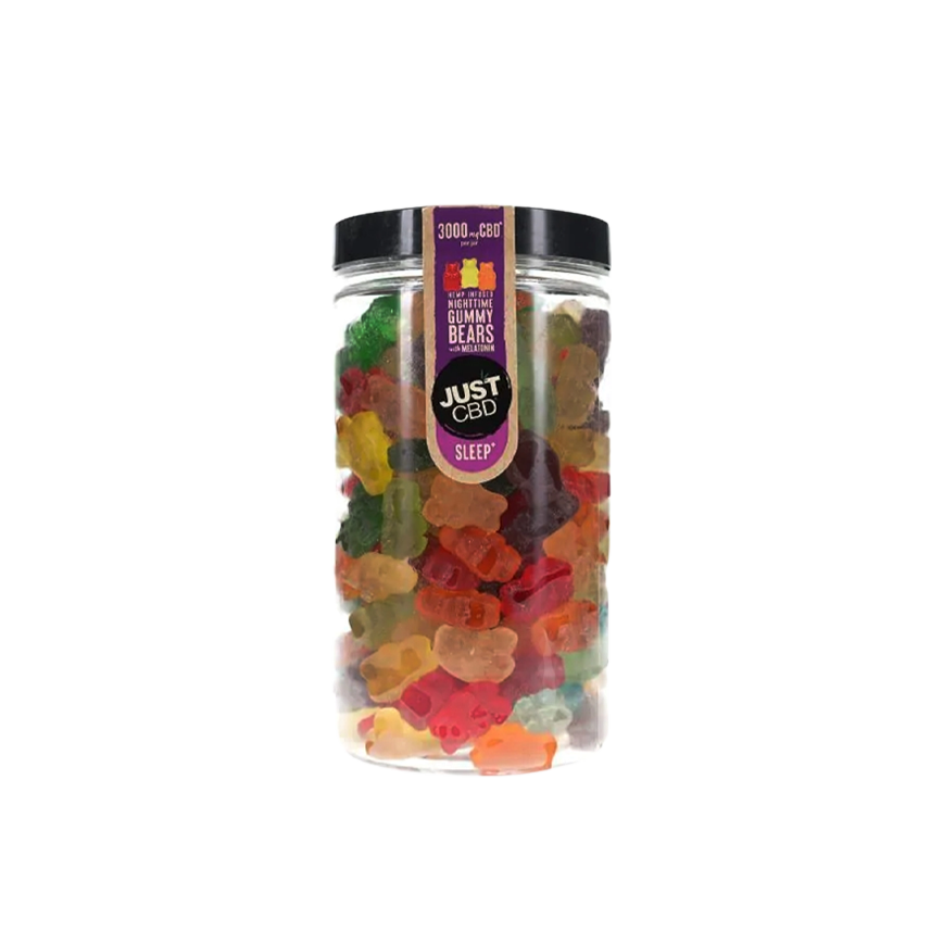 just cbd sleep nighttime gummy bears